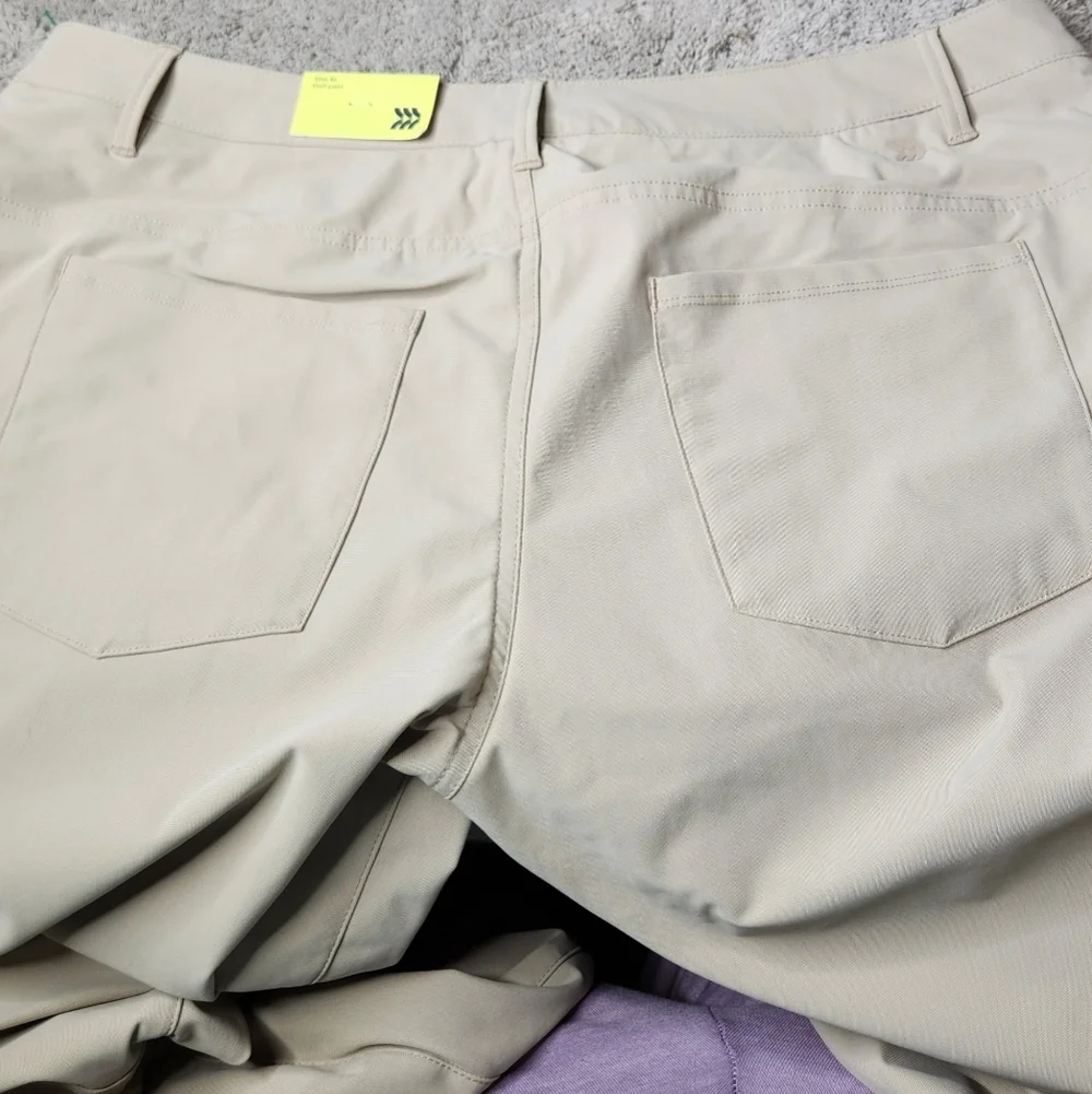 Men's Golf Slim Pants - All In Motion - Khaki - Size 38x30
